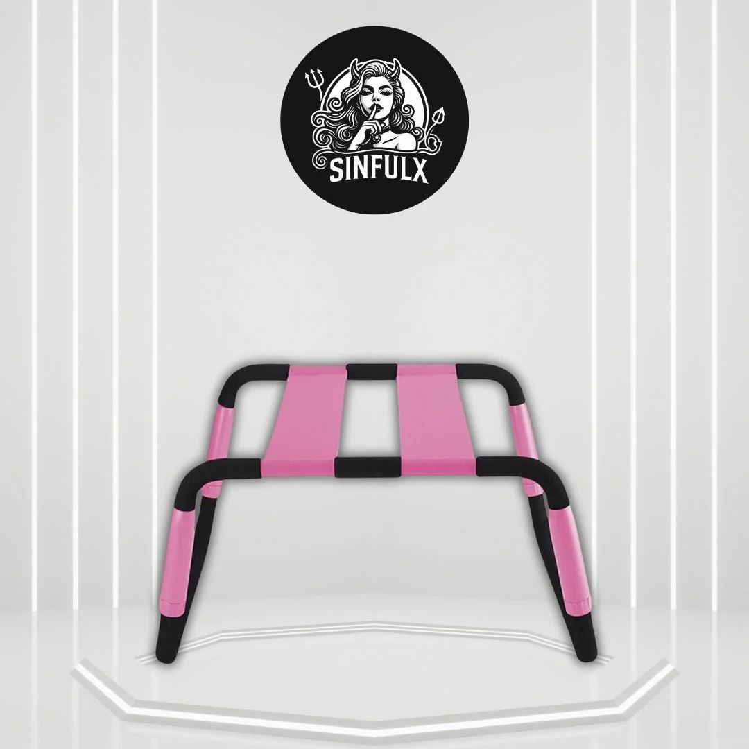 BlushBounce Pink Adjustable Sex Chair Position Aid