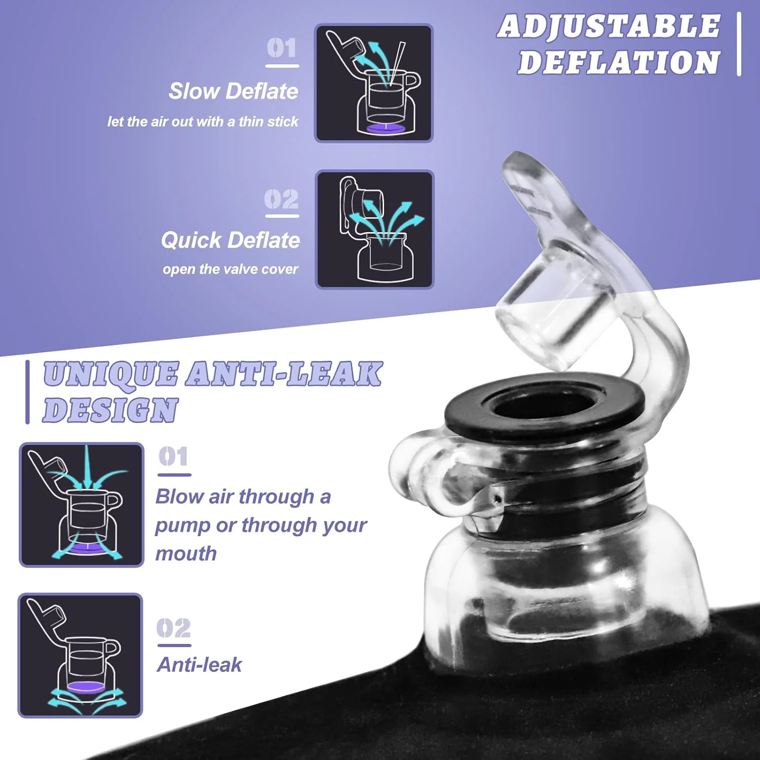 ArcBond Inflatable BDSM Arc Sex Pillow with Cuffs Set - Image 2