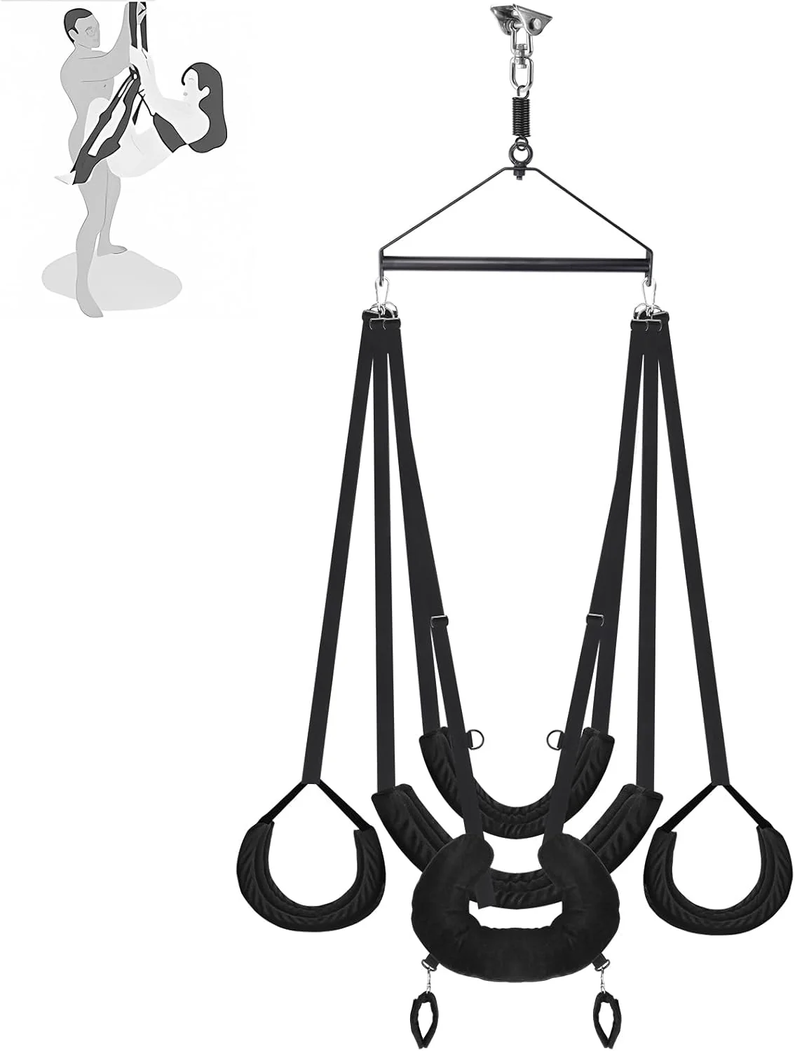 OrbitraX 360° Ceiling Sex Swing Wide Cushion