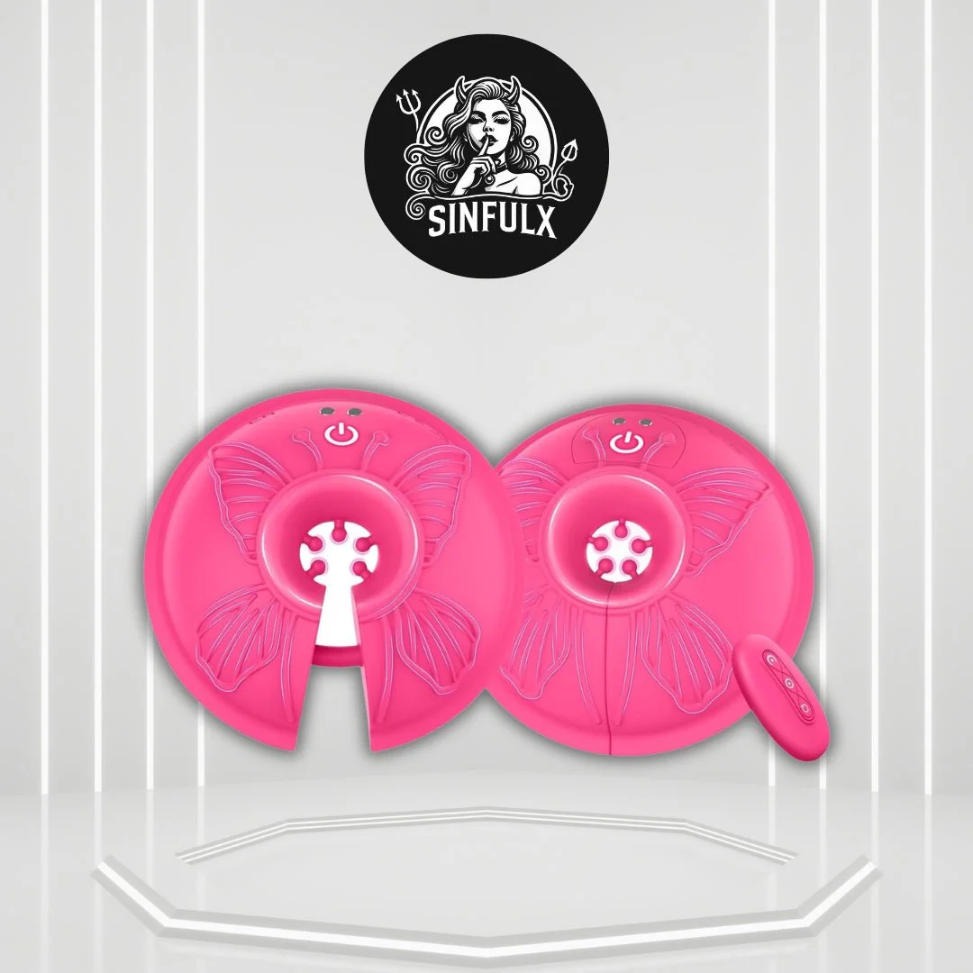 OrbitSyncX App-Control Nipple Ring Vibrators 9 Modes