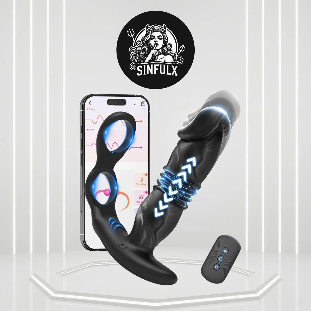 EnduroThrust App Control Thrusting Prostate Massager Cock Ring
