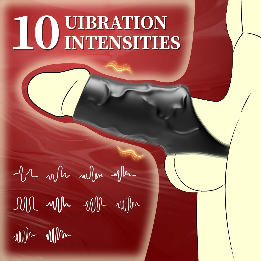ShadowVibe Vibrating Penis Sleeve - Image 2