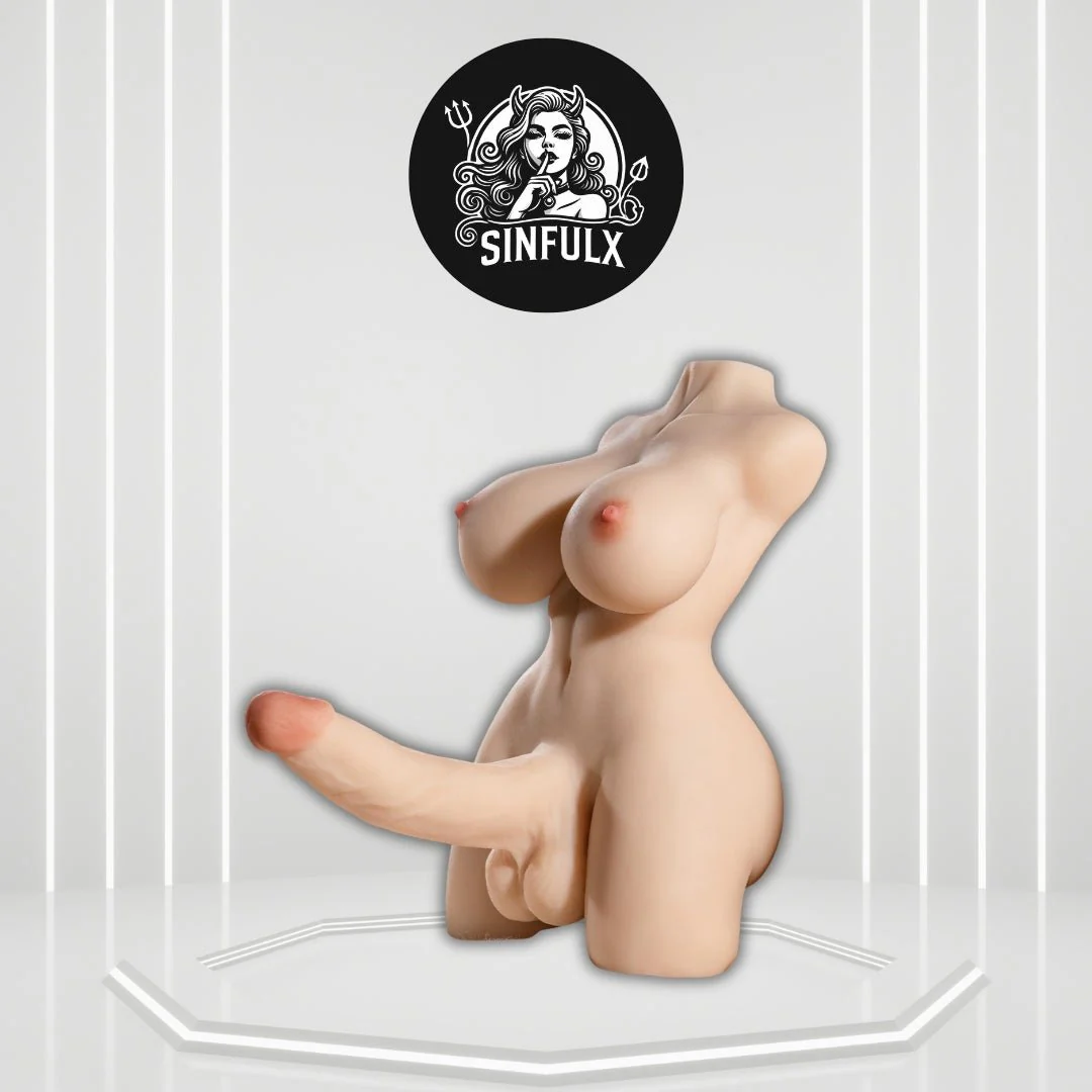 Veloura 3-in-1 Transgender Sex Doll Torso Flexible Dildo