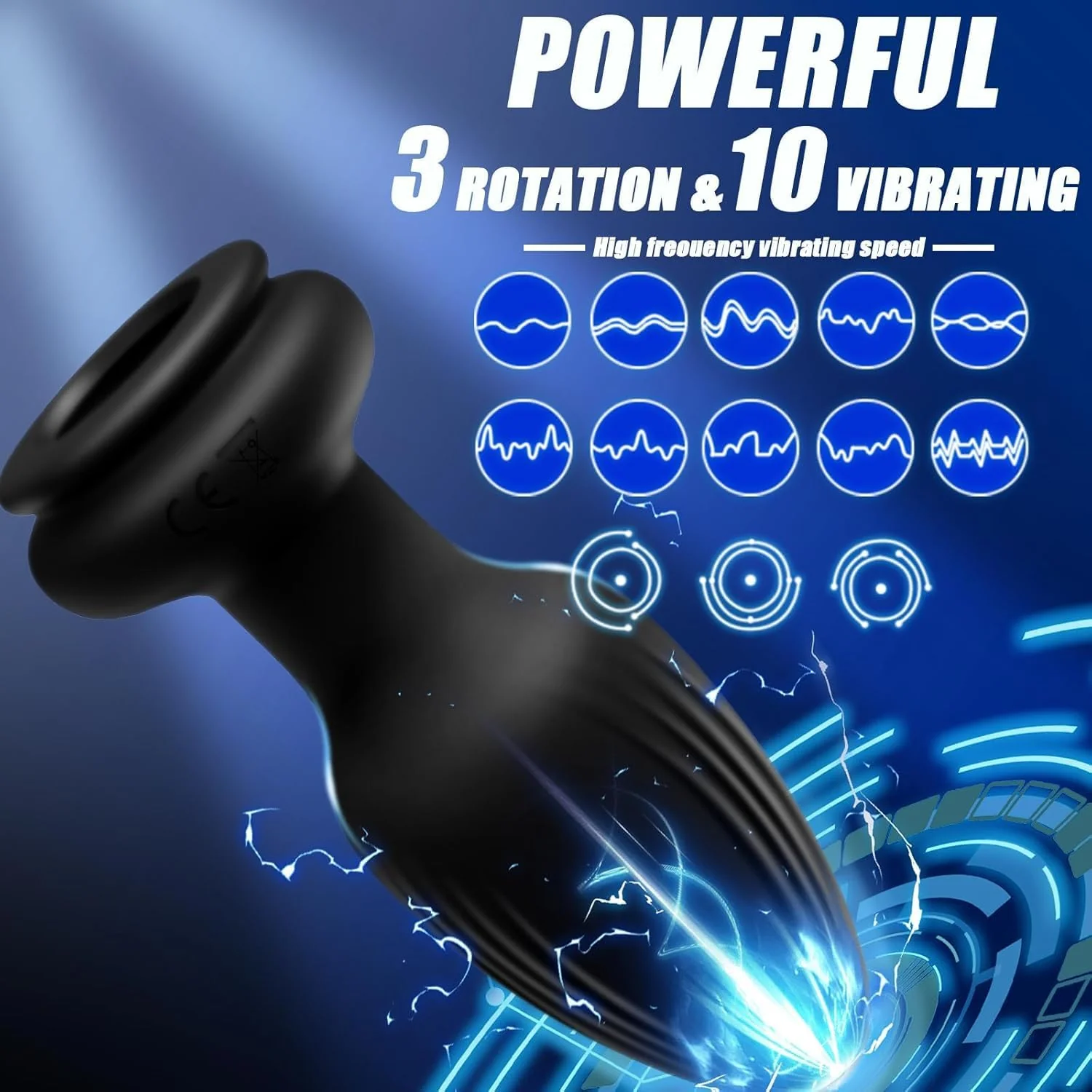 FrostPulse Remote Control Fox Tail Vibrating Anal Plug - Image 8
