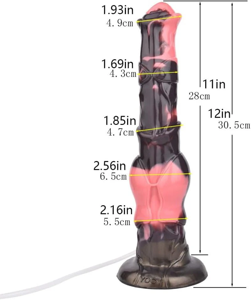 CosmicJet 12” Squirting Fantasy Dildo Silicone Suction Cup - Image 3
