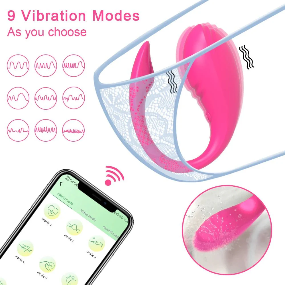 StealthEgg App Control Panty Vibrator 9 Modes - Image 2