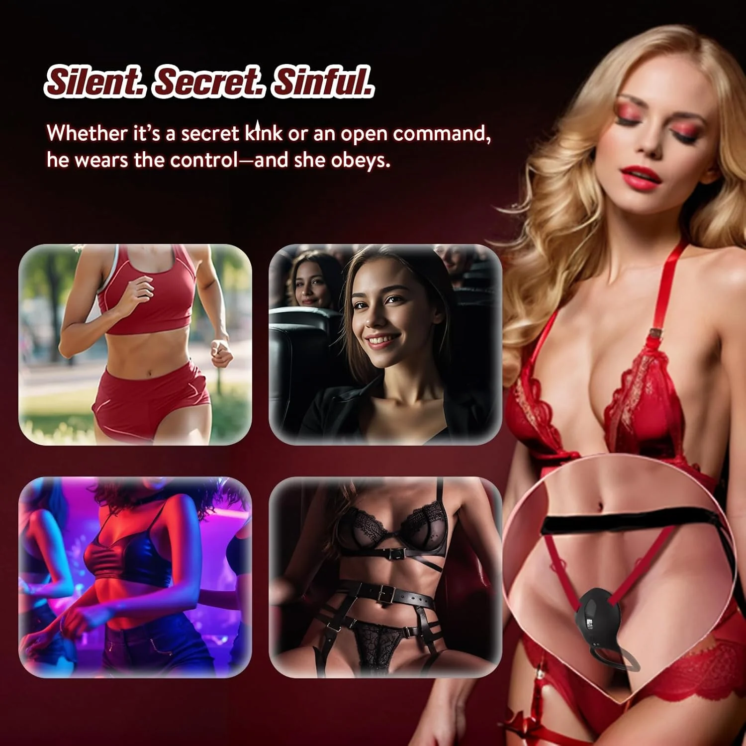 SilentBloom Wearable Clit Vibrator App Remote Quiet Waterproof - Image 6