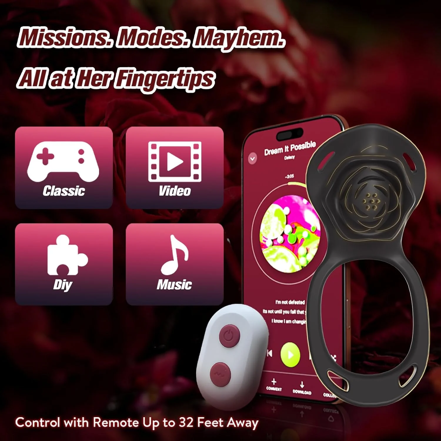 SilentBloom Wearable Clit Vibrator App Remote Quiet Waterproof - Image 7