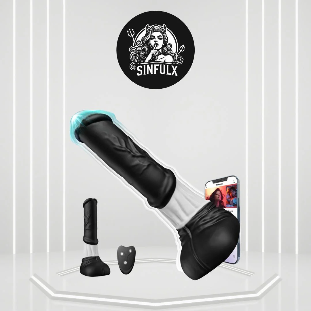 Remote Control Monster Dildo Vibrator
