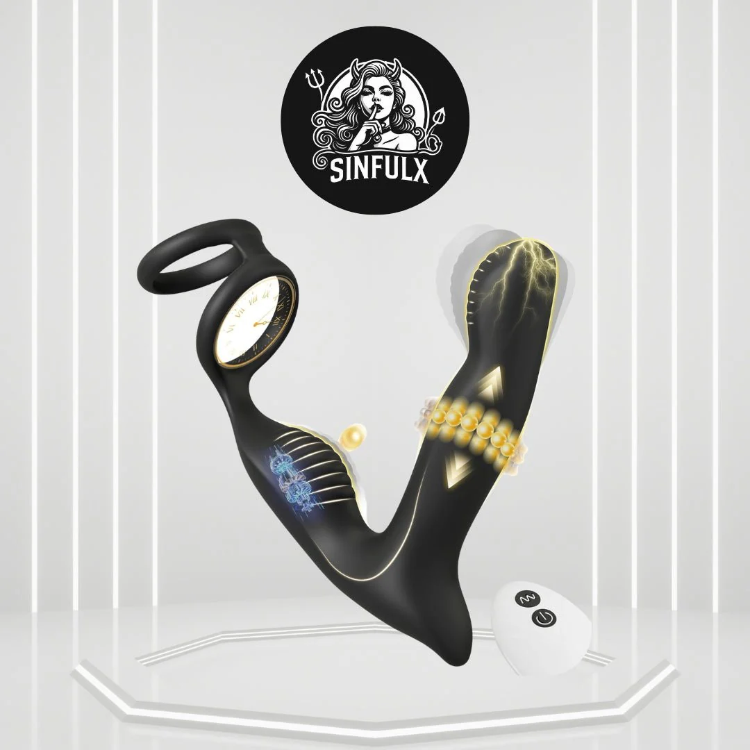 WiggThrustX Thrusting Prostate Massager Cock Ring 10 Modes Remote