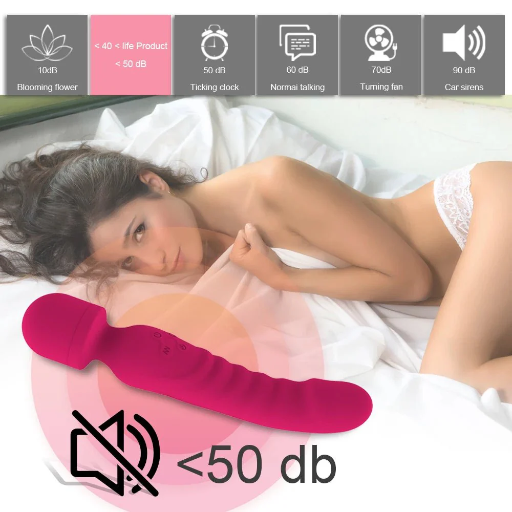VeloraIgnite Heated Dual Head Wand Vibrator - Image 13