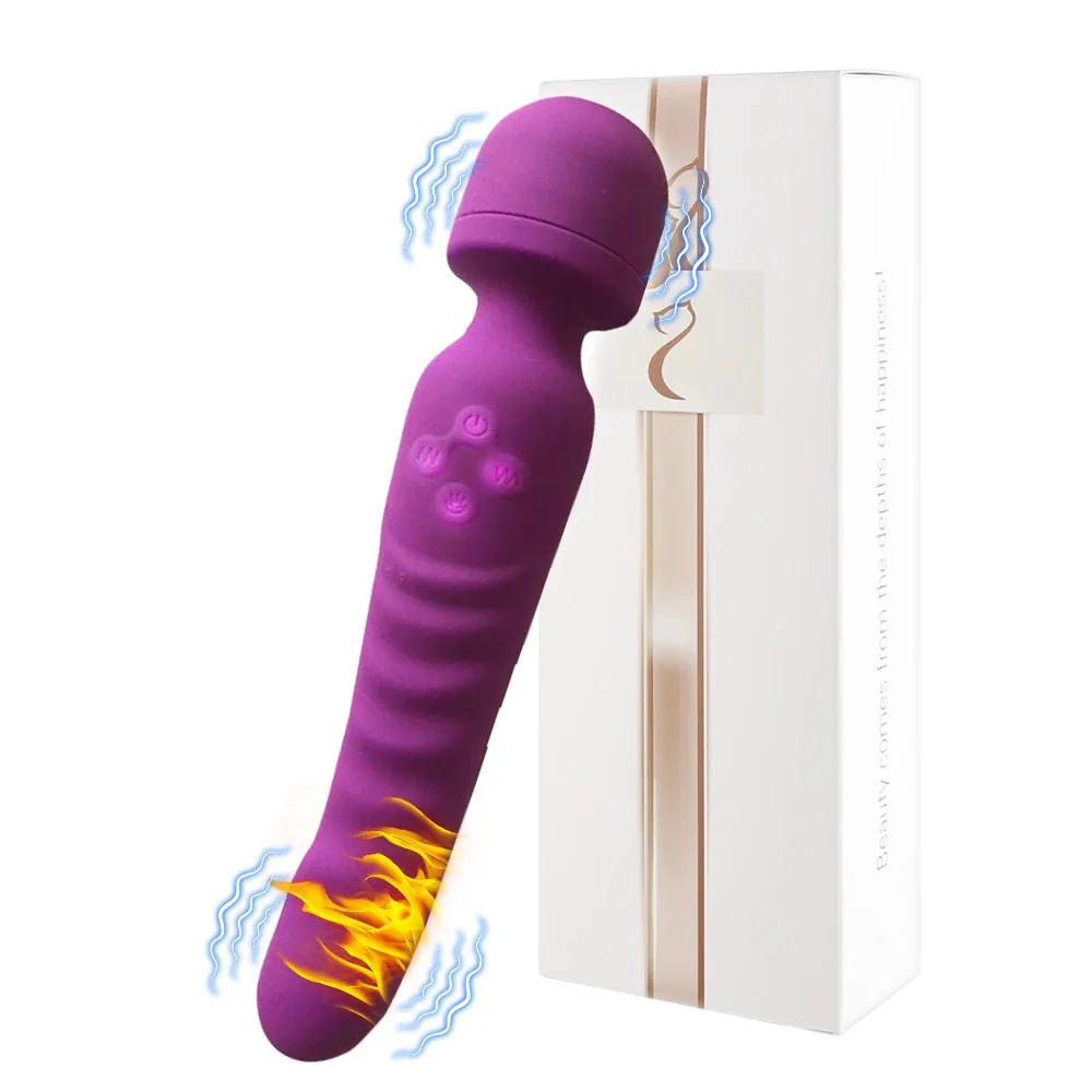 VeloraIgnite Heated Dual Head Wand Vibrator - Image 19