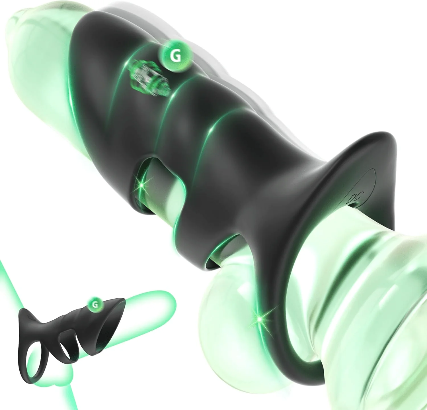 RingVibe Vibrating Cock Ring Sleeve 10 Modes Waterproof