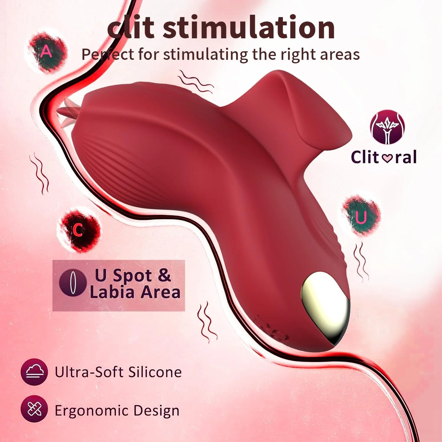 NovaPulse Mini Vibrator 9 Modes Quiet Travel Massager - Image 2