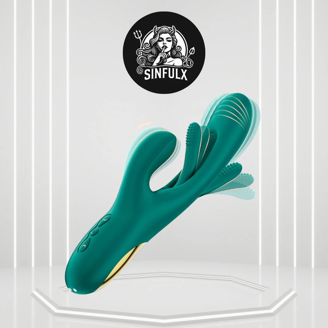 VerdePulse Rabbit Vibrator 14 Modes Flapping Waterproof