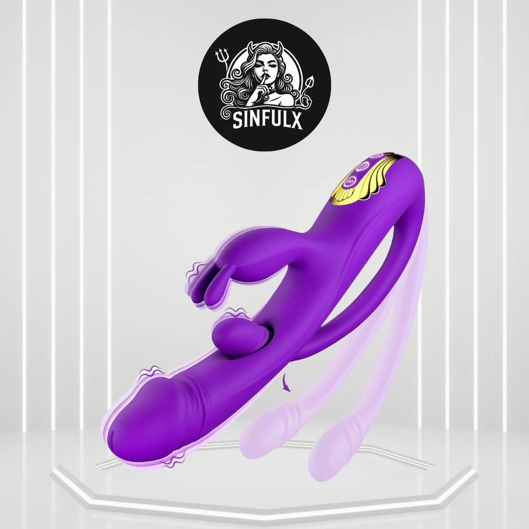 TriNovaX 3-in-1 Rabbit Vibrator 10 Modes