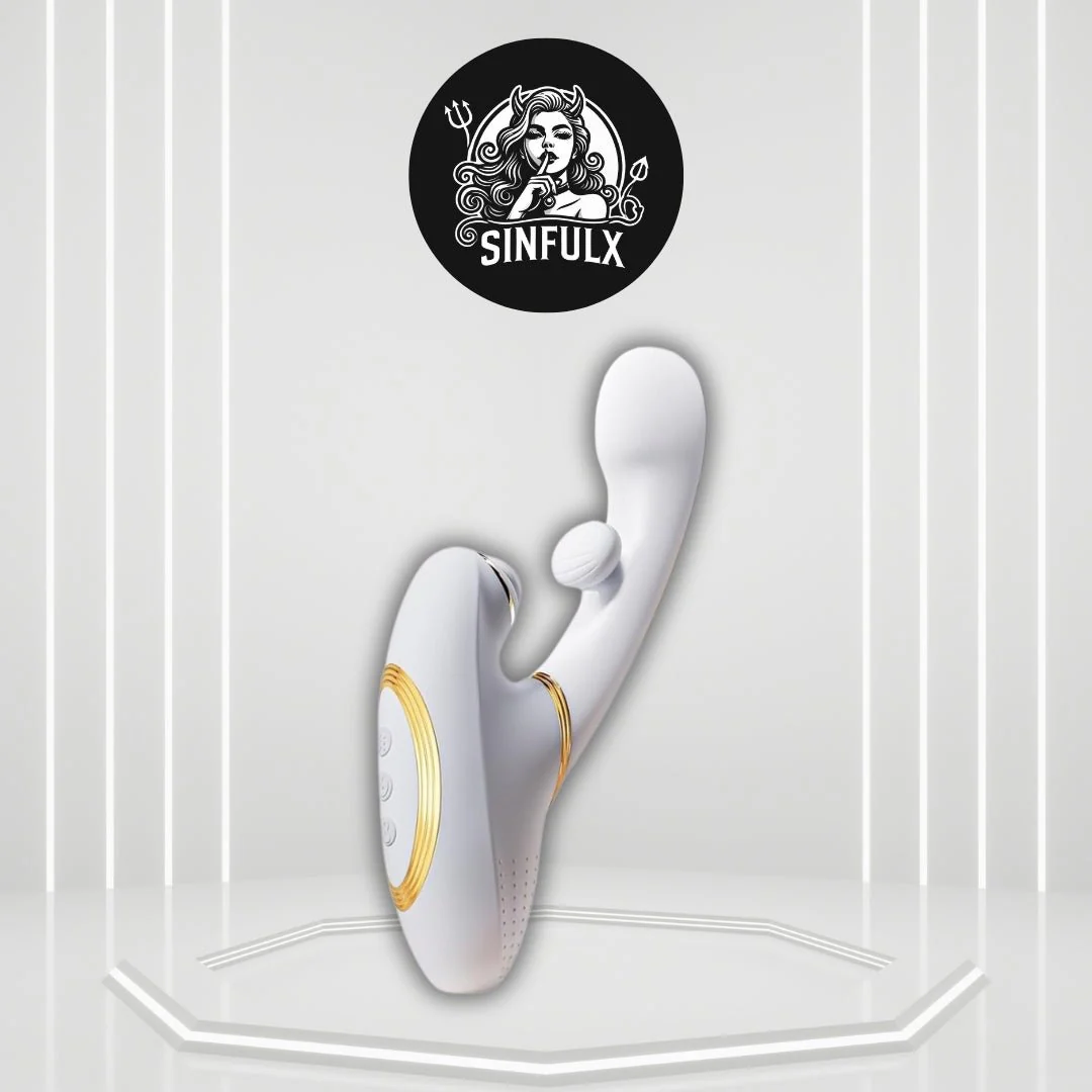 QuadPulse Heating Tapping Rabbit Vibrator