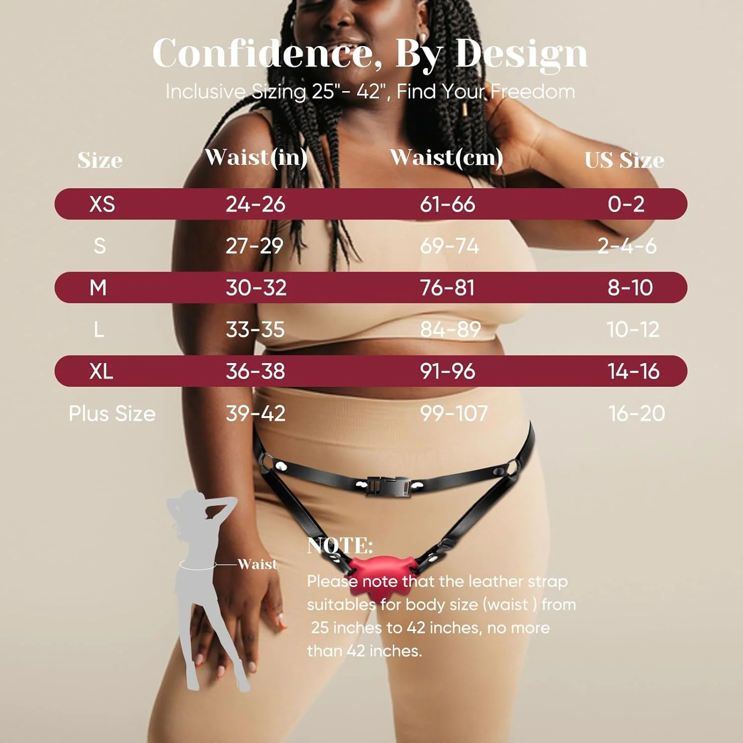 CrimsonControl Red Cock Ring Clit Vibrator Remote Harness - Image 9