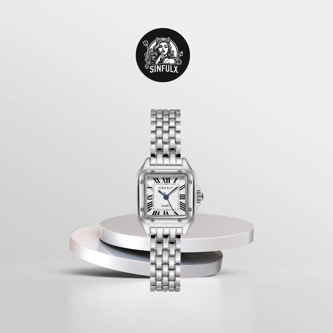 Women’s Luxury Roman Numerals Square Watch